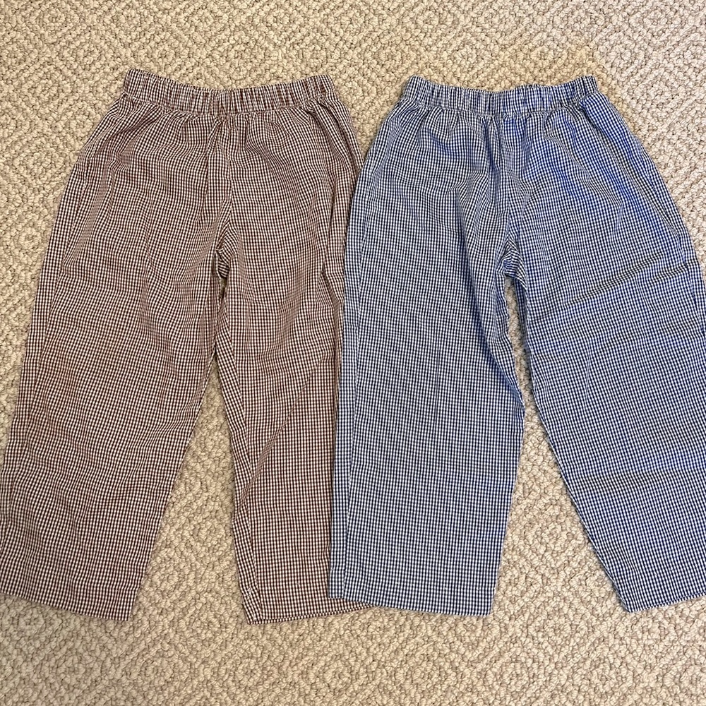 Vive La Fete 2T Gingham pull-on pants